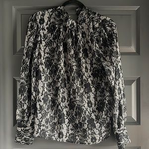 Target Black and grey blouse
